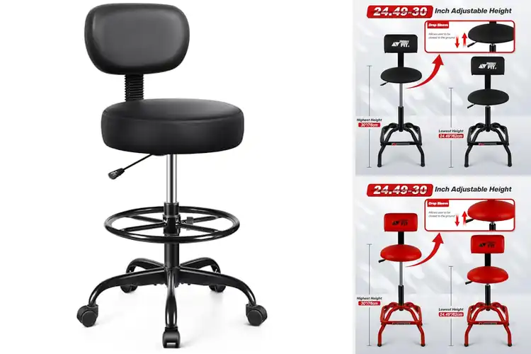 Detailed view of Best Stools With Backrests: Top Picks for Comfort & Style
