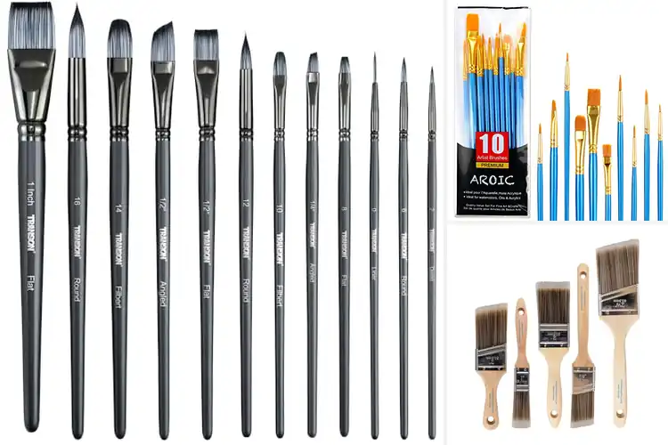 Detailed view of Best Synthetic Brushes