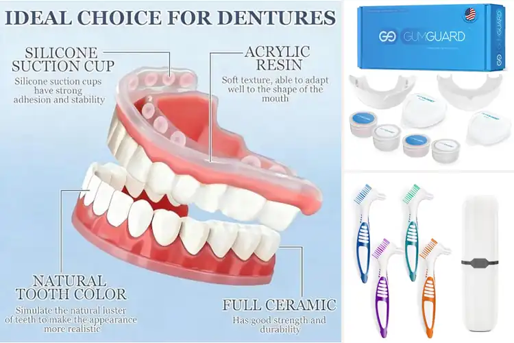 Detailed view of Best Teeth Protection Denture Set