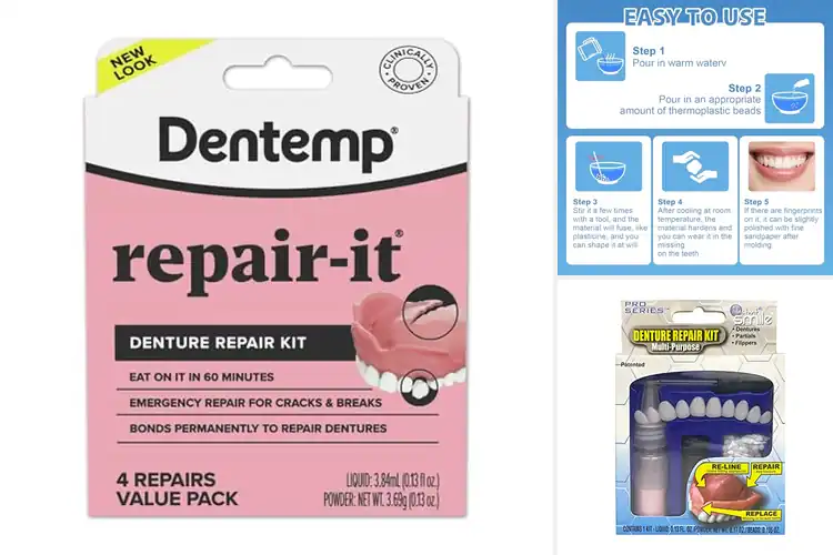 Detailed view of Best Teeth Repair Denture Kit