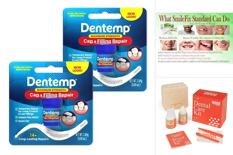 Detailed view of Best Tooth Repair Kits