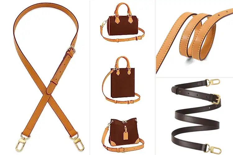 Detailed view of Best Vachetta Leather Crossbody Straps