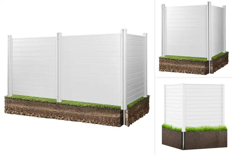 Detailed view of Best Vinyl Privacy Fence Panels