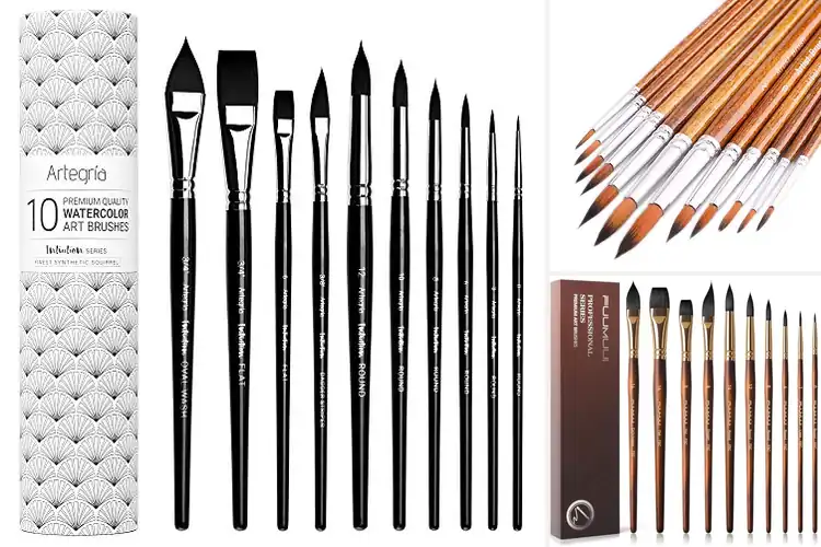Detailed view of Best Watercolor Brushes: Elevate Your Art with Top Picks