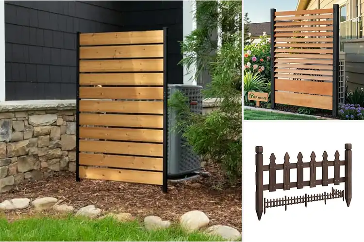 Detailed view of Best Wood-Like Fence Panels