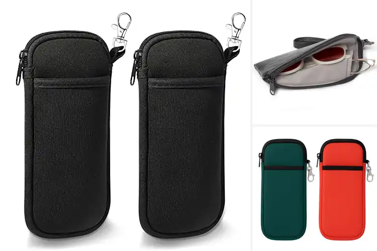 Detailed view of Best Zipper Glasses Layer Pockets